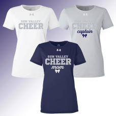 SV Cheer Ladies Under Armour Tee-Custom SV Cheer Ladies Under Armour Tee-Custom
